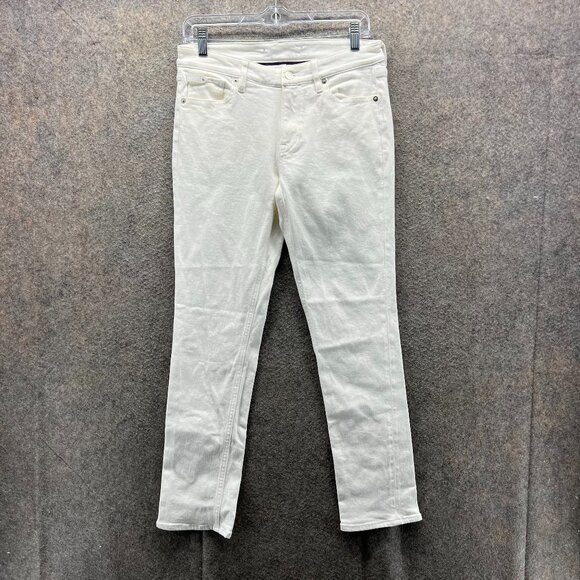 Ralph Lauren Jeans Women 30 Off White Cream Skinny Fit Stretch Denim Pants* - Picture 1 of 11